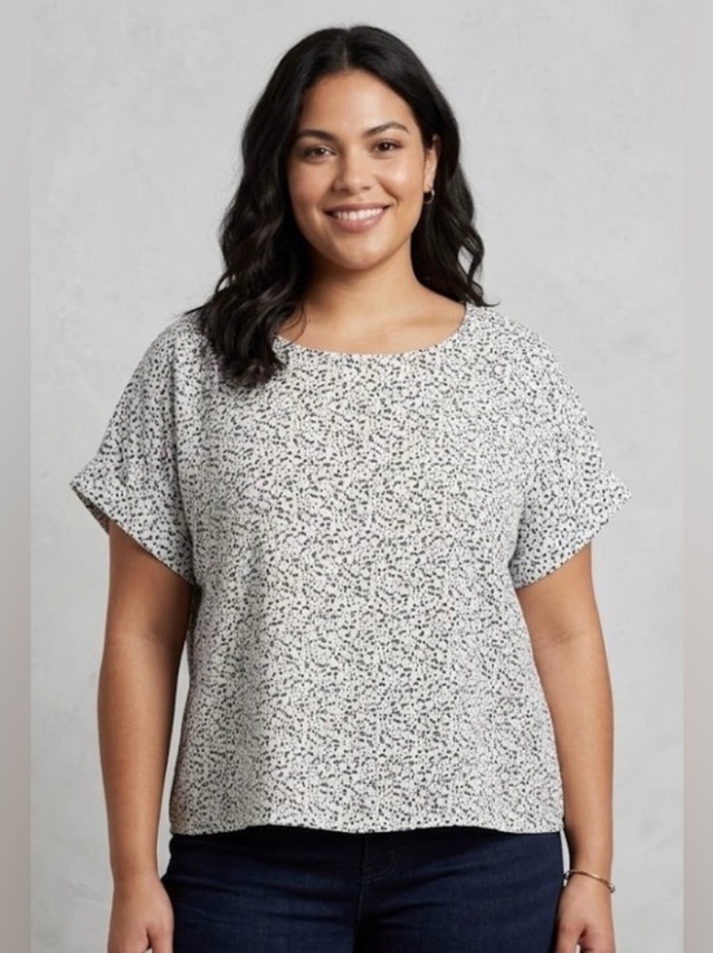 MELLODAY Zip Back Cuff Sleeve Top